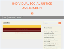 Tablet Screenshot of isja.org.au